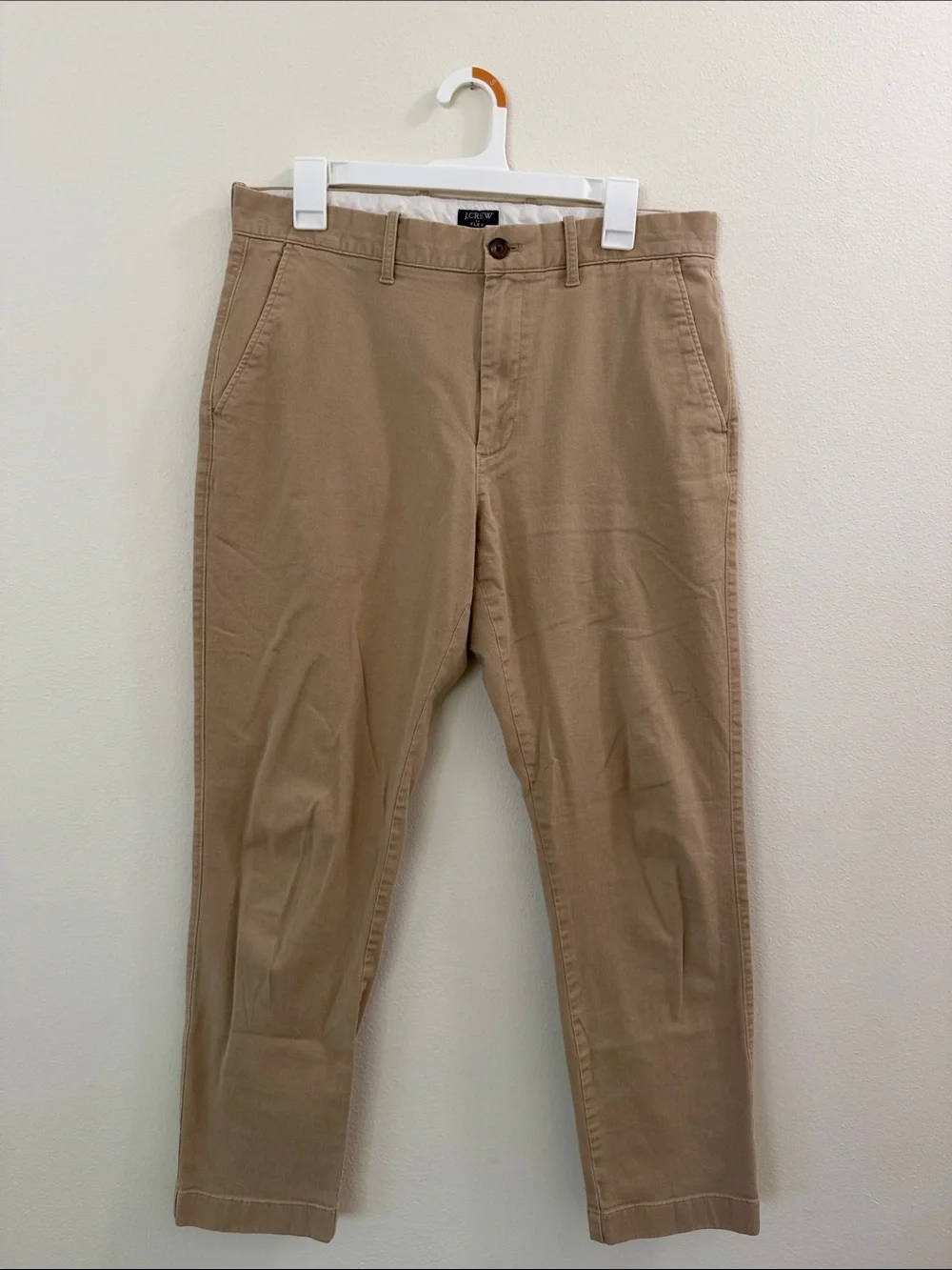 J. Crew Men's Tan Straight Chinos